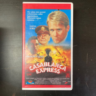 Casablanca Express VHS (VG+/M-) -toiminta-
