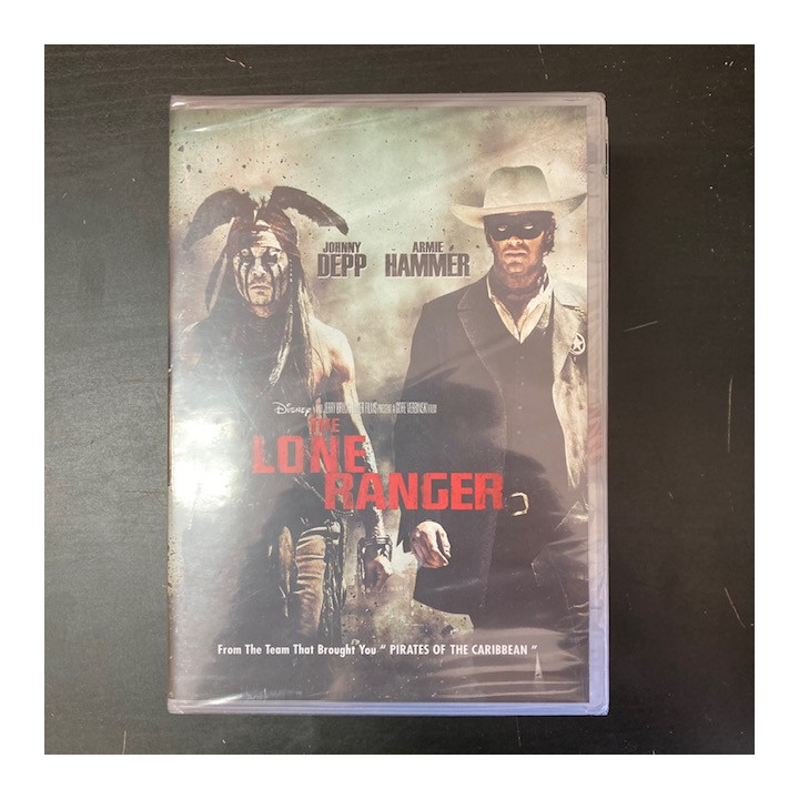 Lone Ranger DVD (avaamaton) -western-