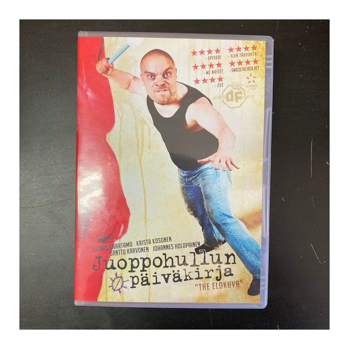 Juoppohullun päiväkirja DVD (VG+/M-) -komedia-