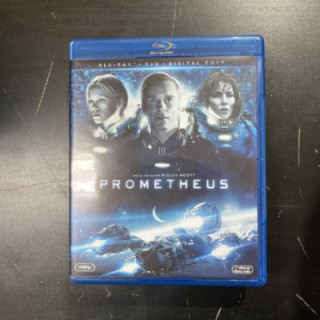 Prometheus Blu-ray+DVD (VG+-M-/M-) -seikkailu/sci-fi-