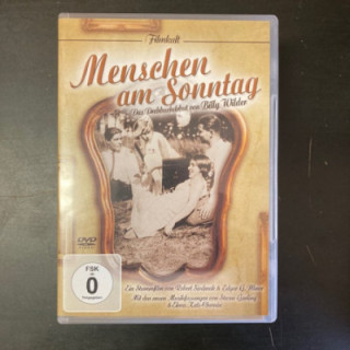 Menschen Am Sonntag (People On Sunday) DVD (VG+/M-) -komedia/draama- (ei suomenkielistä tekstitystä/englanninkielinen tekstitys)