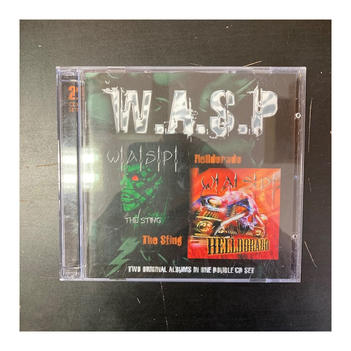 W.A.S.P. - The Sting / Helldorado 2CD (VG+/M-) -heavy metal-