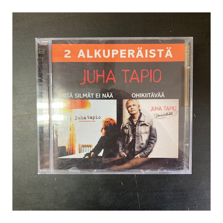 Juha Tapio - Mitä silmät ei nää / Ohikiitävää 2CD (VG/VG+) -iskelmä-