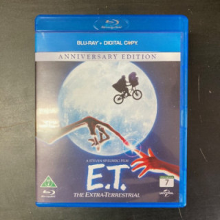 E.T. - The Extra Terrestrial (anniversary edition) Blu-ray (M-/M-) -draama/sci-fi-