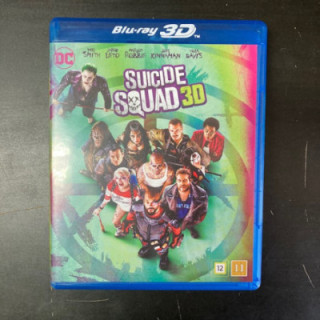 Suicide Squad Blu-ray 3D+Blu-ray (M-/M-) -toiminta-