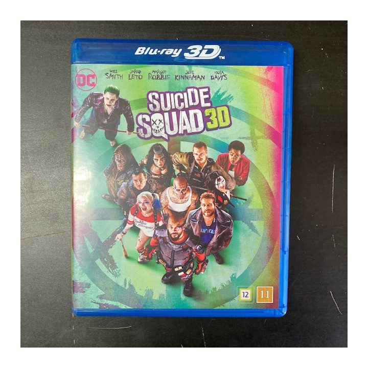Suicide Squad Blu-ray 3D+Blu-ray (M-/M-) -toiminta-