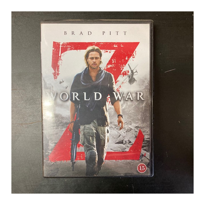 World War Z DVD (VG/M-) -toiminta/kauhu-