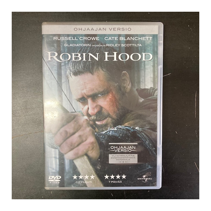 Robin Hood (ohjaajan versio) DVD (VG/M-) -seikkailu-