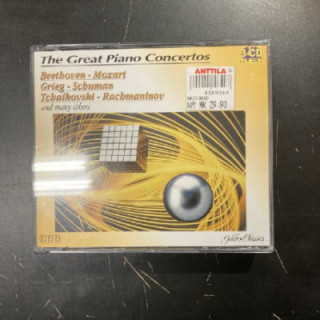 Great Piano Concertos 3CD (VG+-M-/M-) -klassinen-