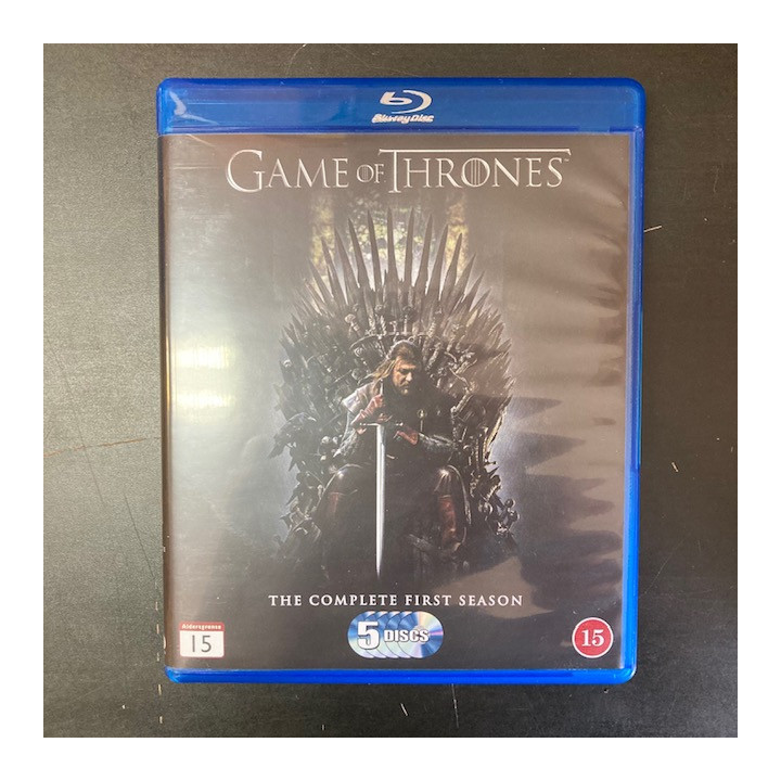 Game Of Thrones - Kausi 1 Blu-ray (VG+-M-/M-) -tv-sarja-