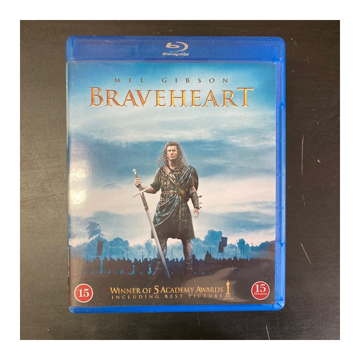 Braveheart - taipumaton Blu-ray (M-/M-) -toiminta/draama-