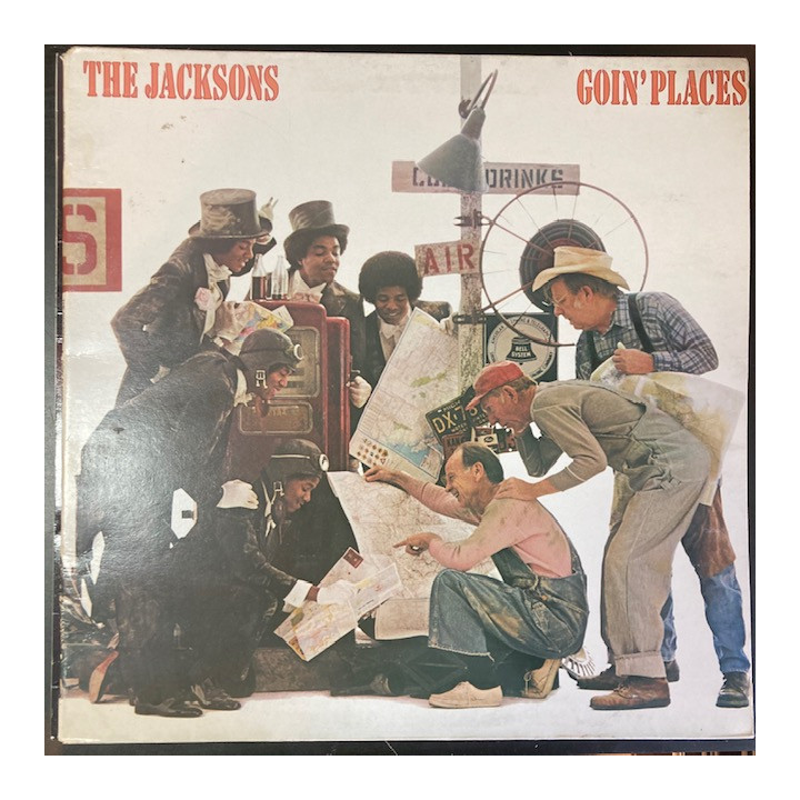 Jacksons - Goin' Places LP (VG/VG+) -disco-