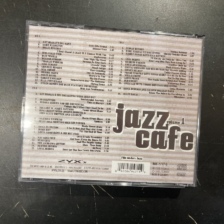 V/A - Jazz Cafe Volume 1 3CD (VG+-M-/M-)