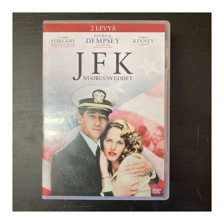 JFK - nuoruusvuodet 2DVD (VG/M-) -draama-