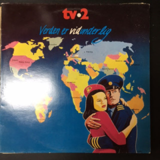 TV-2 - Verden er vidunderlig LP (VG+-M-/VG+) -pop rock-