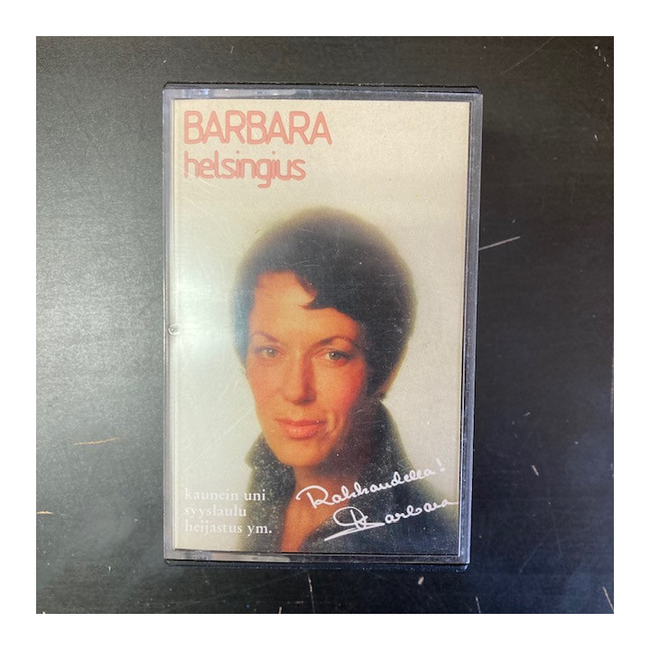 Barbara Helsingius - Rakkaudella! Barbara C-kasetti (VG+/M-) -laulelma-
