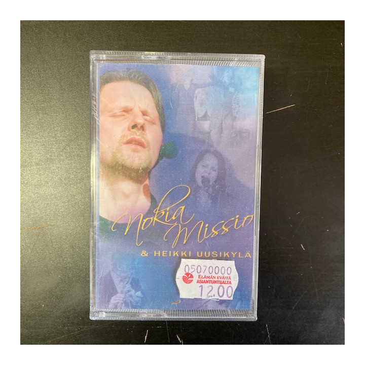 Nokia Missio & Heikki Uusikylä - Kiitän, palvon, tanssin C-kasetti (VG+/M-) -gospel-