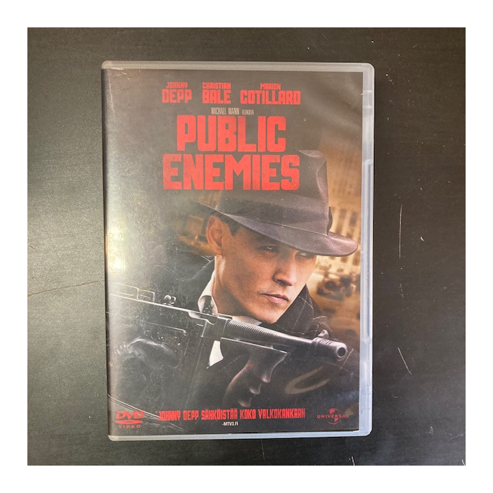 Public Enemies DVD (VG+/M-) -toiminta-