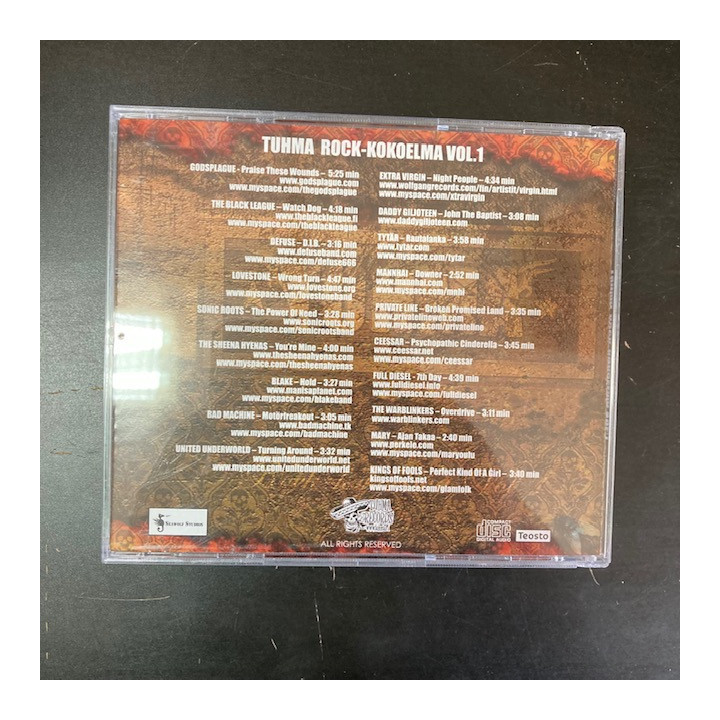V/A - Tuhma Rock-kokoelma Vol.1 CD (M-/M-)