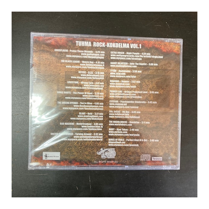 V/A - Tuhma Rock-kokoelma Vol.1 CD (avaamaton)