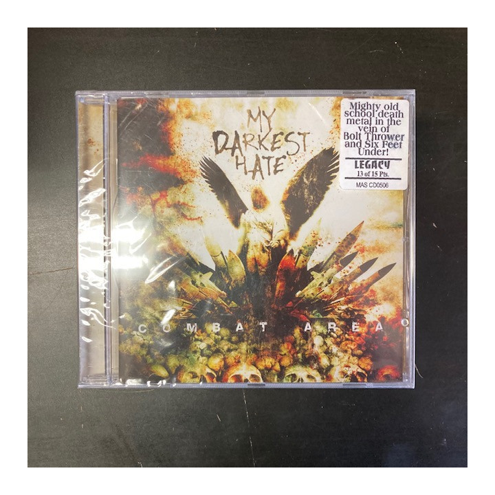 My Darkest Hate - Combat Area CD (avaamaton) -death metal-