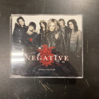 Negative - Frozen To Lose It All CDS (VG+/M-) -glam rock-