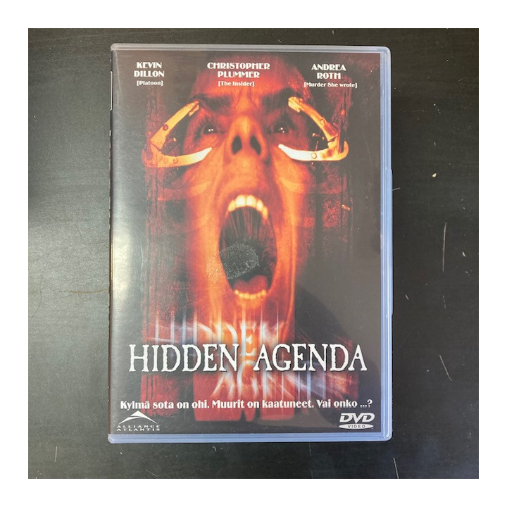 Hidden Agenda DVD (VG+/M-) -jännitys-