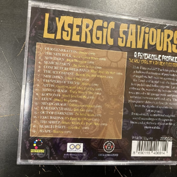 V/A - Lysergic Saviours (A Psychedelic Prophecy!) CD (VG/M-)