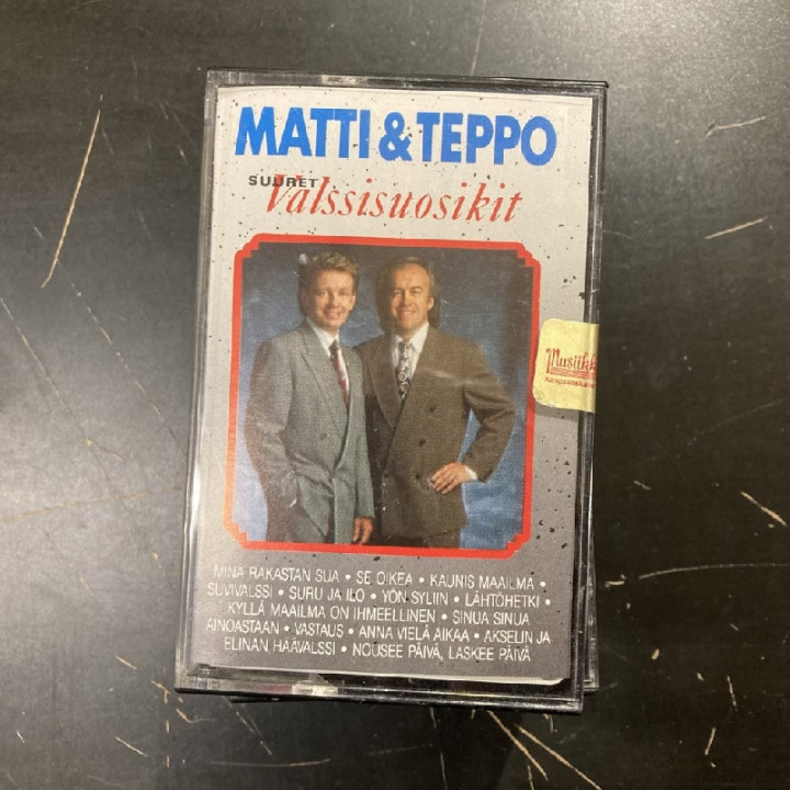 Matti ja Teppo - Suuret valssisuosikit C-kasetti (VG+/M-) -iskelmä-