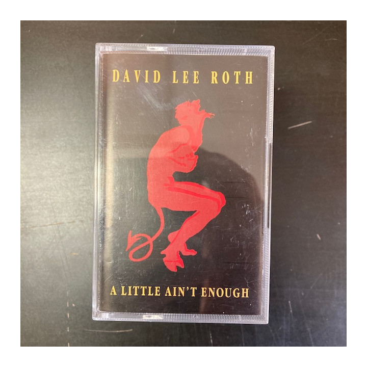 David Lee Roth - A Little Ain't Enough C-kasetti (VG+/VG+) -hard rock-