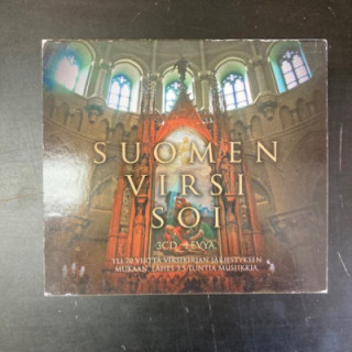 Suomen virsi soi 3CD (VG+-M-/VG+) -gospel-