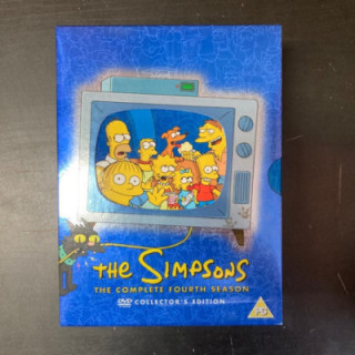 Simpsonit - Kausi 4 4DVD (VG+-M-/M-) -tv-sarja-