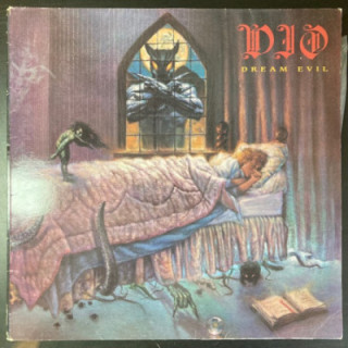 Dio - Dream Evil (FIN/832530-1/1987) LP (VG+/VG+) -heavy metal-
