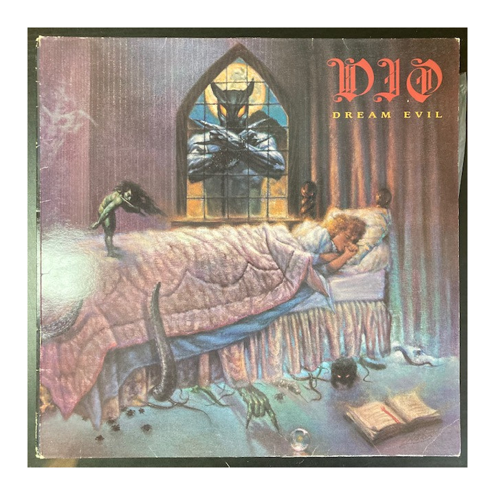 Dio - Dream Evil (FIN/832530-1/1987) LP (VG+/VG+) -heavy metal-