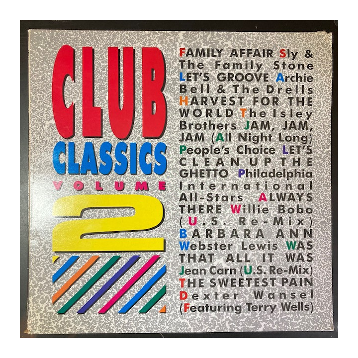V/A - Club Classics Volume 2 LP (VG+/VG+)