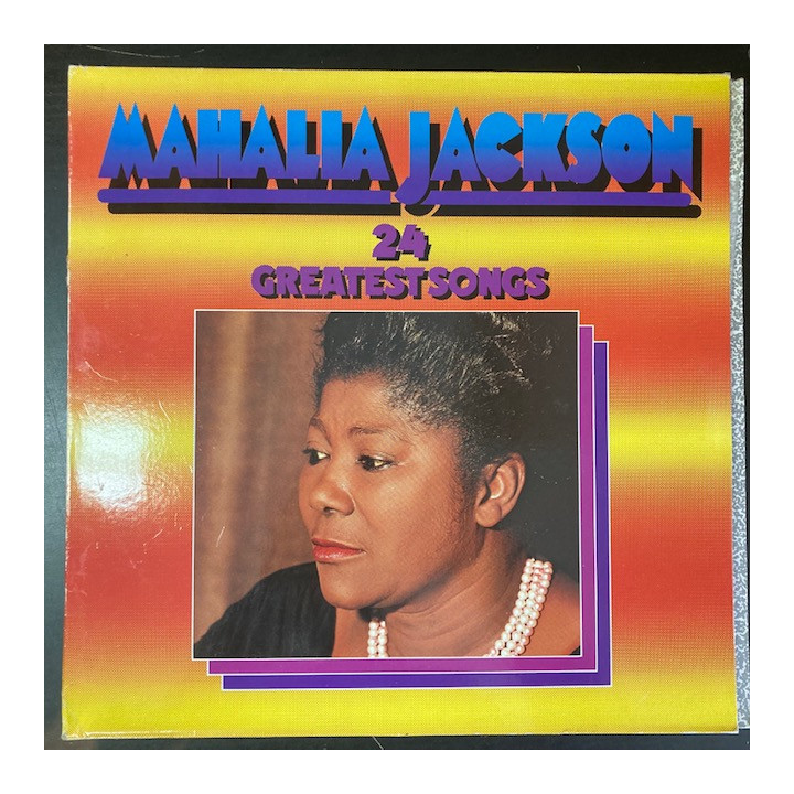 Mahalia Jackson - 24 Greatest Songs 2LP (VG+/VG+) -gospel-