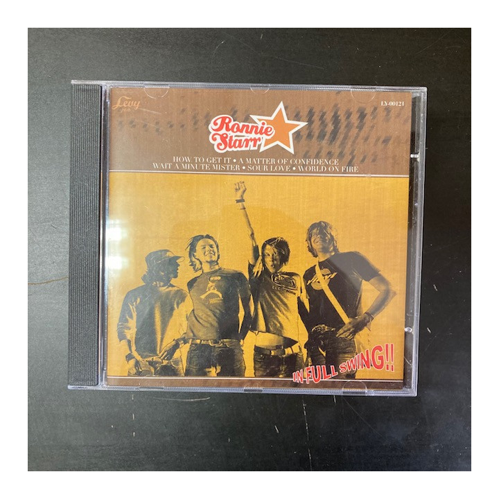 Ronnie Starr - In Full Swing!! CDEP (VG/M-) -power pop-