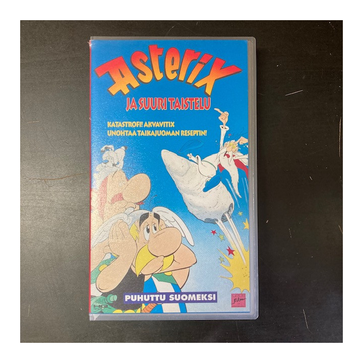Asterix ja suuri taistelu VHS (VG+/M-) -animaatio-